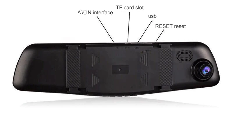 Автомобильные видеорегистраторы Dvr зеркальный видеорегистратор Full HD 1080P Автомобильная камера с двумя объективами видеорегистратор ночного видения g-сенсор регистратор видеорегистратор
