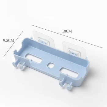 

Mobile Phone Charging Bracket Wall-mounted Shelves Storage Holders Socket Plug Storage Rack DTT88