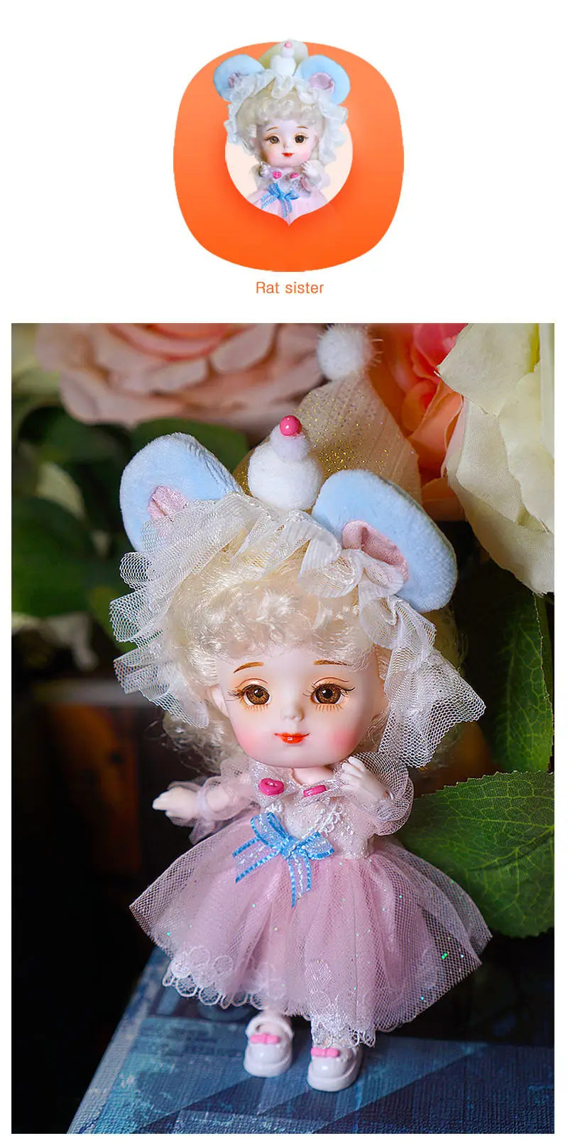 Dream Fairy 1/12 BJD кукла животные версия Додо кукла с волосами 14 см мини кукла 26 суставов тела милый детский подарок игрушка ob11