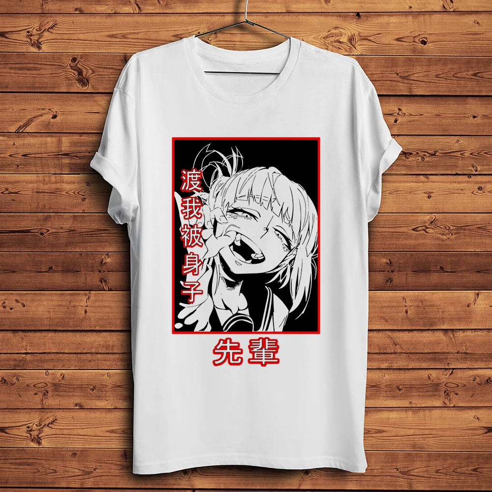 Himiko Toga Anime Graphic Unisex Summer Tee - White Casual Otaku Shirt