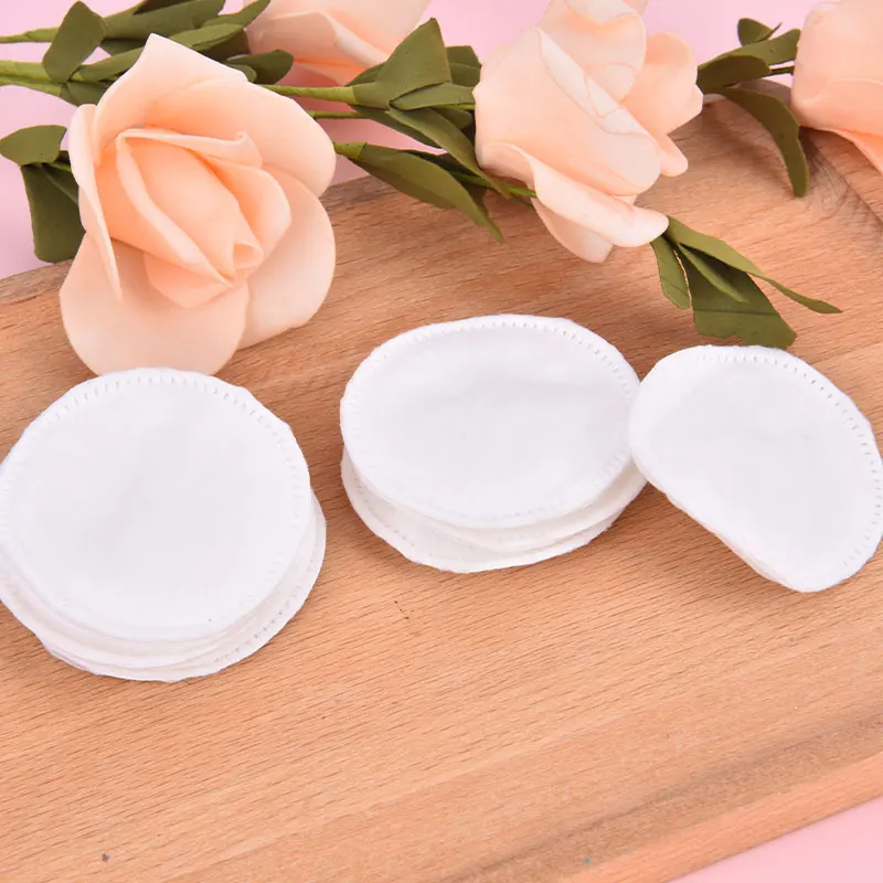 50 Stück Doppelseitige Wattepads – 6x5 Cm, Für Make-up Entfernung & Gesichtspflege