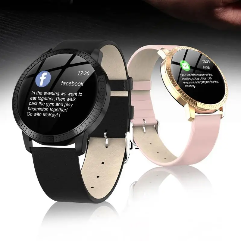 

CF18 Men Smart Watch Activity Fitness Tracker Heart Rate Monitor IP67 Waterproof Heart Rate Blood Pressure Monitor Bracelet