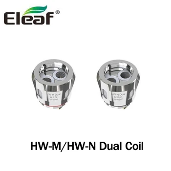 

5pcs/lot Original Eleaf HW-M Dual 0.2ohm Head HW-N Dual Coil 0.25ohm E Cig Evaporator For Eleaf iStick NOWOS ELLO Duro Tank Vape