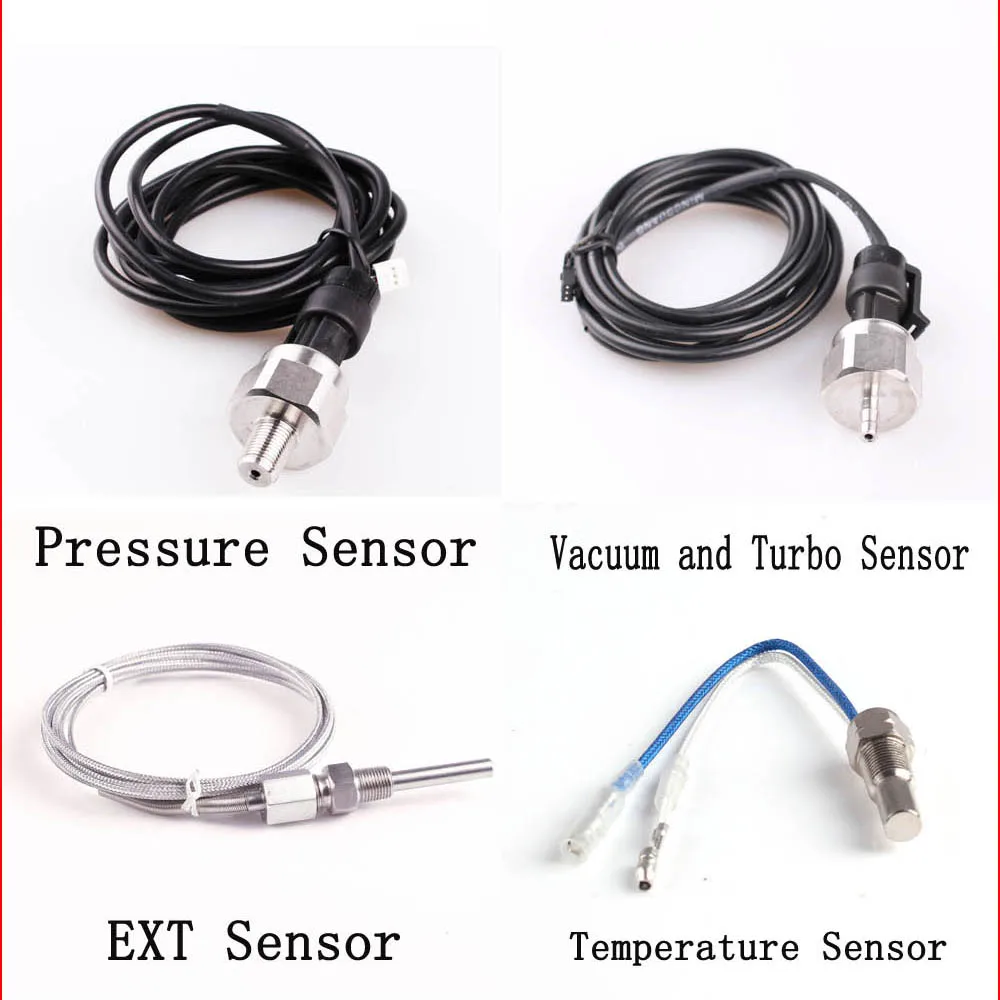 Defi Auto Gauge Meter Water temperature Oil Temperature Oil Pressure RPM Tachometer Vacuum Turbo Boost With Electronic Sensors