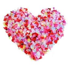 500 шт. Искусственные Шелковые лепестки цветов для свадебной вечеринки, свадебных мероприятий, романтические украшения, искусственные розы