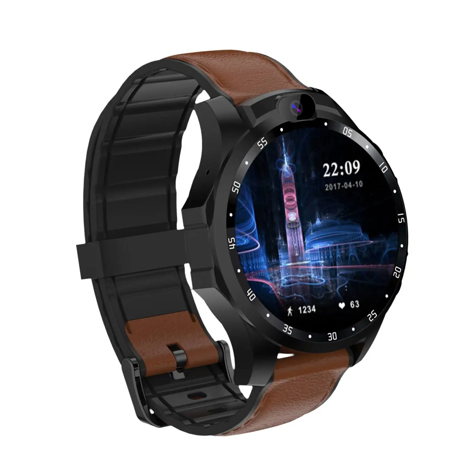 Dual Systems 4G Smart Watch Phone HD Camera GPS Positioning Fitness Sports Phone 1.6 Inch Touch Screen Waterproof Smartwatch Men