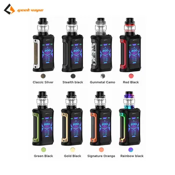 

Original Geekvape Aegis X Kit 200w box mod 5.5ml Cerberus tank waterproof vapor E cigarette Kit vs Voopoo Drag