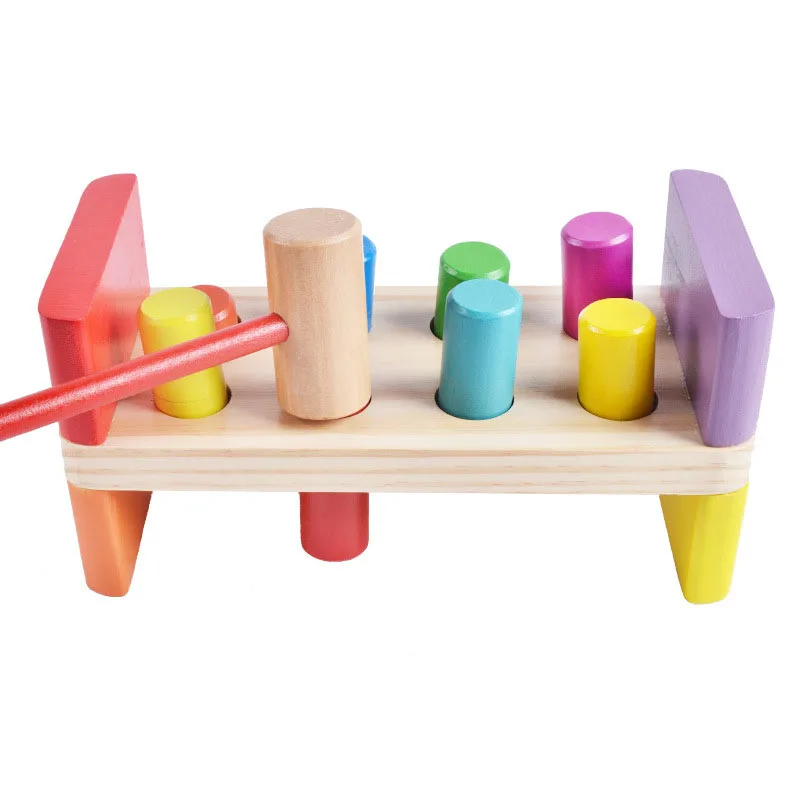 Деревянная игрушка-сепаратор, красочный игрушечный цилиндр, настольная игра, интеллектуальная развивающая игрушка