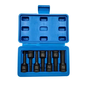 

7PC 3/8" Impact Socket Set Wrench Hand Tool Set CR-MO Steel RT6 RT7 RT8 RT10 RT11 RT12 RT13