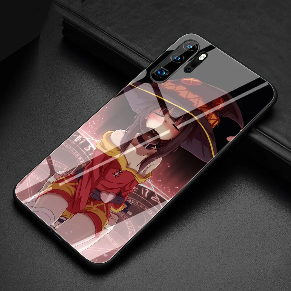 G9 Konosuba чехол для телефона из закаленного стекла для huawei P10 P20 P30 Lite Pro P Smart - Цвет: G9