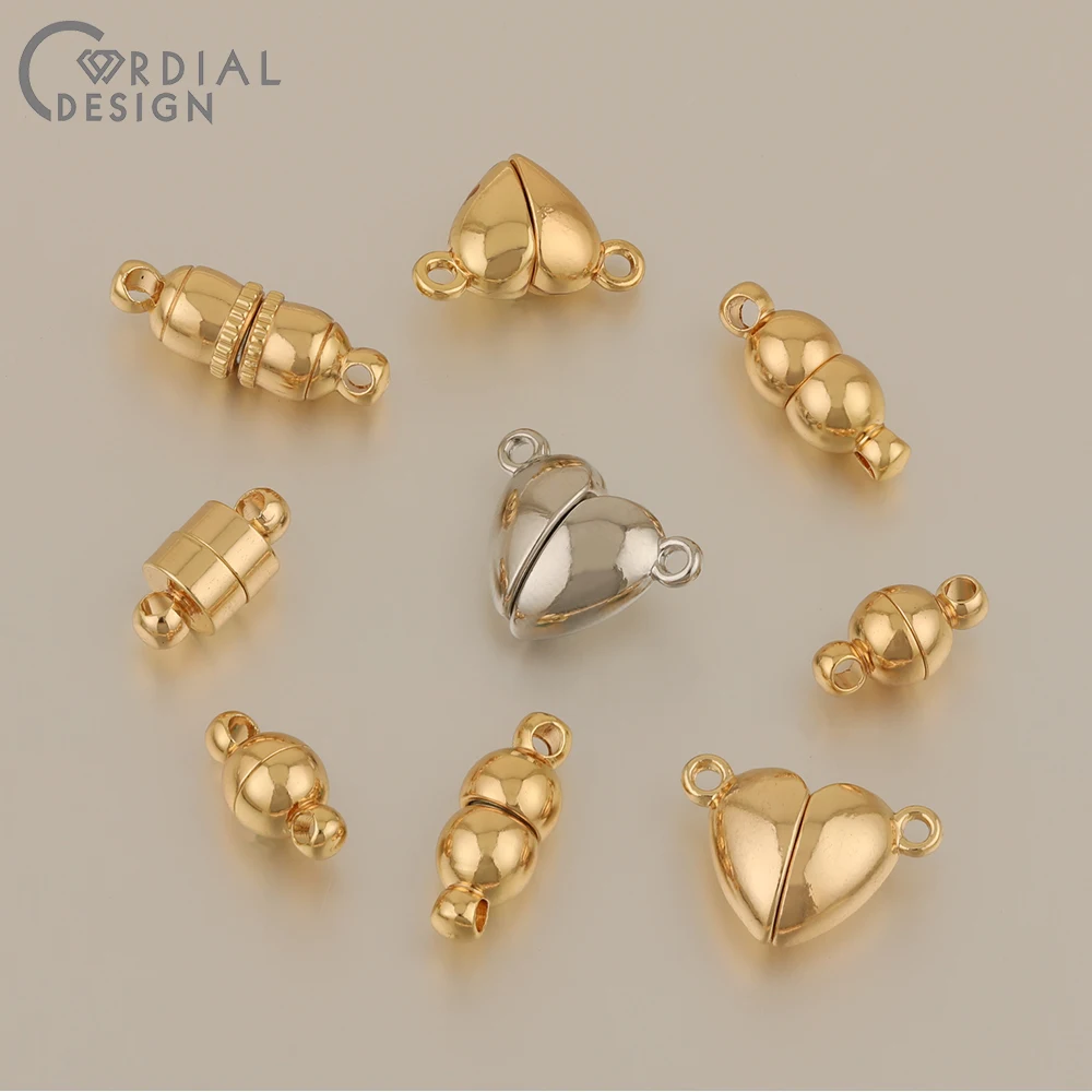 Cordial Design Magnet Clasps & Hooks/DIY Making/Jewelry Accessories/Genuine Gold Plating/Hand Made/Jewelry Findings & Components - cordial