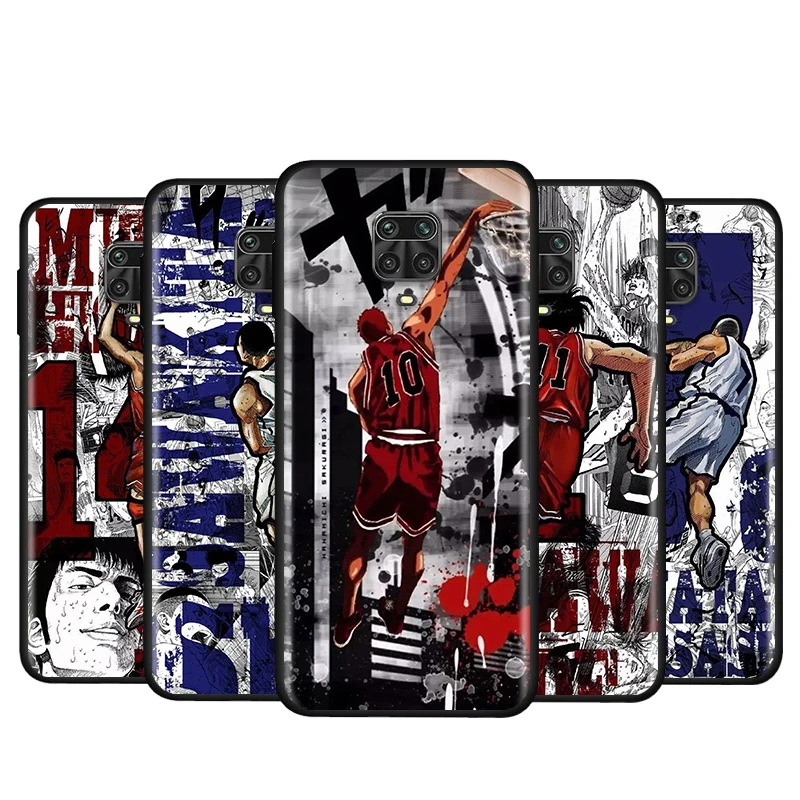 Slam Dunk Anime Manga Black Soft SIlicone Phone Case For Xiaomi Redmi Note 4 4X 5A 5 6 7 8T 8 9T 9S 9 10 10S Prime Pro Max | Мобильные