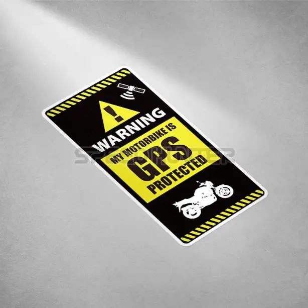 Warning Lable GPS TRACKING Alarm System Sticker Anti-Theft Reflective Vinyl Decal For Sctooer Car Motorcycle Bike car reflective stickers car sticker car stickers car body stickers car key sticker