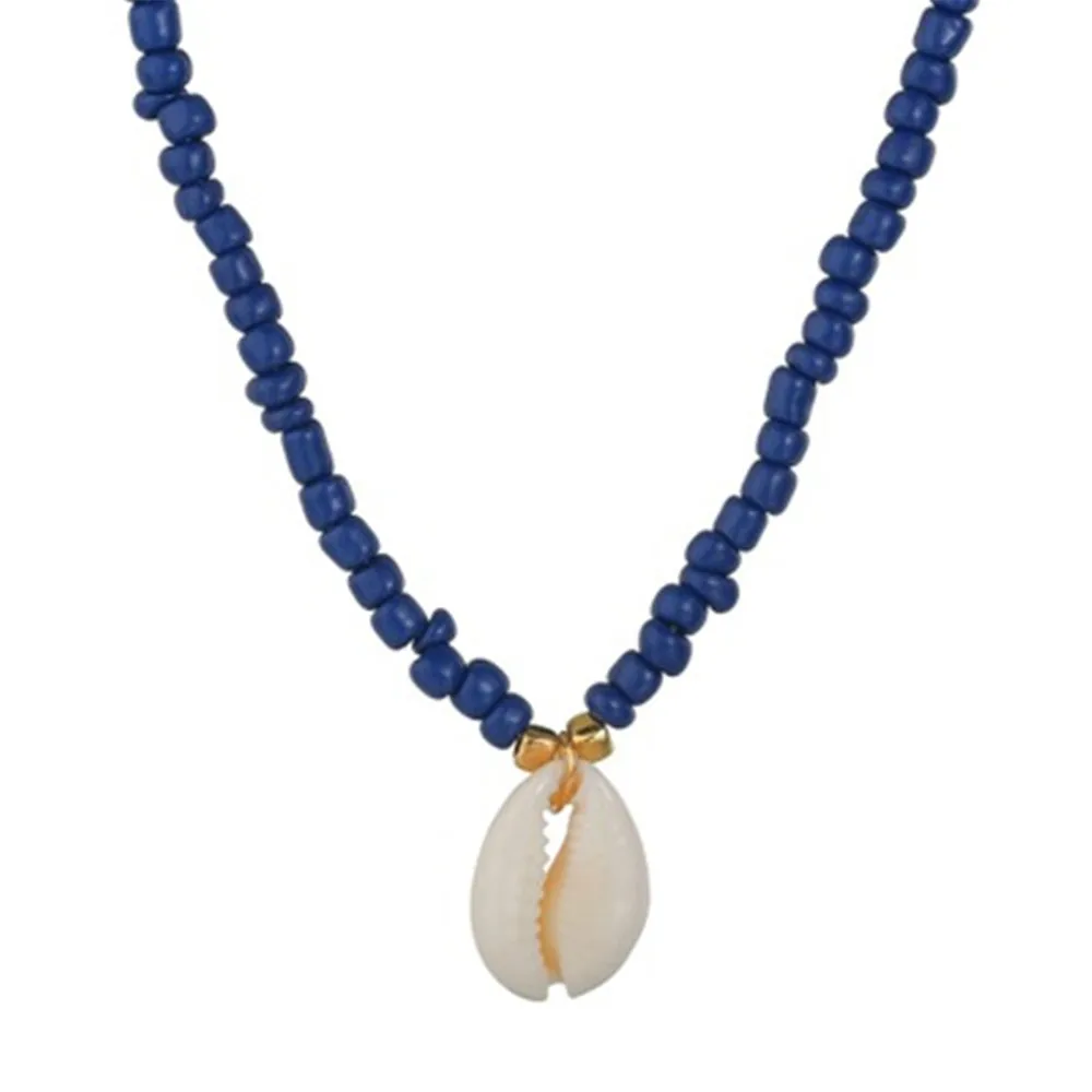 Artilady Cowrie Shell веревка для Ожерелья Цепочка чокер Boho Jewelry женщин | Украшения и