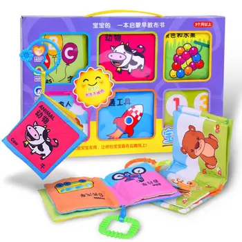 

6Pcs Baby Soft Cloth Books Cognize Educational Toys Intelligence Development Toy