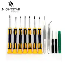 12 в 1 Набор инструментов для ремонта мобильного телефона, Набор отверток для iPhone, iPad, samsung, набор ручных инструментов для сотового телефона