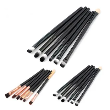 

6pcs Eye Shadow Makeup Brushes Kit Soft Cosmetic Eyeshadow Eyeliner Eyebrow Cosmetic Make Up Brush Set Pincel Maquiagem
