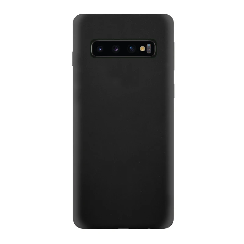 Чехол с принтом Микки для samsung Galaxy S10 S9 S8 S7 S6 Plus Lite edge Мягкий силиконовый чехол для телефона розовый чехол - Цвет: Black