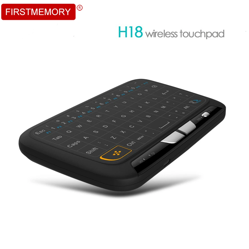 Беспроводной Перезаряжаемый мини тачпад с клавиатурой мышь двойной режим