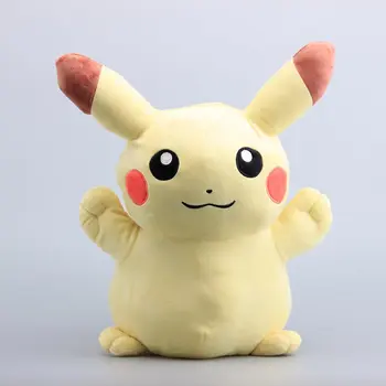 

40cm Kawaii Pikachu plush toys doll Japanese Cartoon Figure cute lovely Cartoon Anime toys Children Christmas Birthday Gift