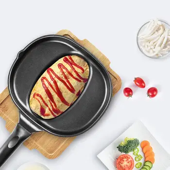 

Non-Stick Frying Pan Cooking Dish Japanese Style Omurice Mould Fuel Gas Use