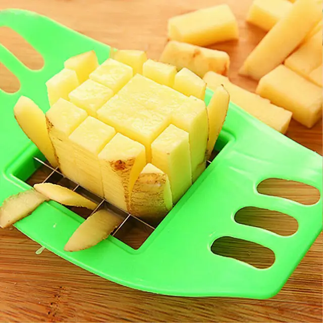 1PC NEW Creative Kitchen Tool Vegetable Potato Slicer Chips Cutter Chopper Cutting Slicing Cutter Gadget - Image 2