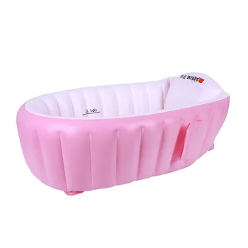 

Baby Inflatable Bathtub Portable Infant Toddler Bathing Tub Non Slip Travel Mini Swimming Pool Foldable Shower Basin