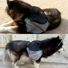 Dog Travel Tactical Hound Travel Camping Hiking Backpack Saddle Bag With Control Handle Pet Outdoor Accessories