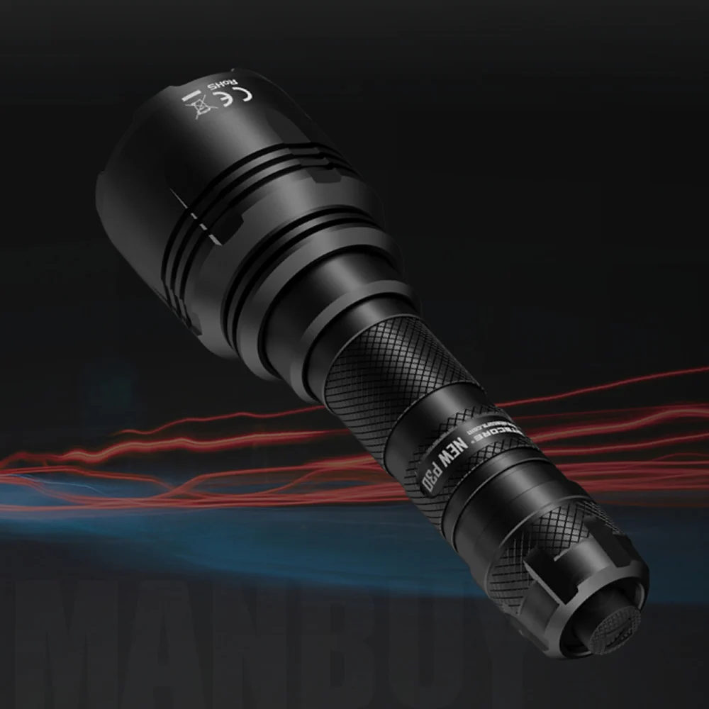 20%OFF NITECORE P30 Tactical Flashlight 1000 LUMENs CREE LED Waterproof 18650 Outdoor Camp Hunt Por - 32809780718