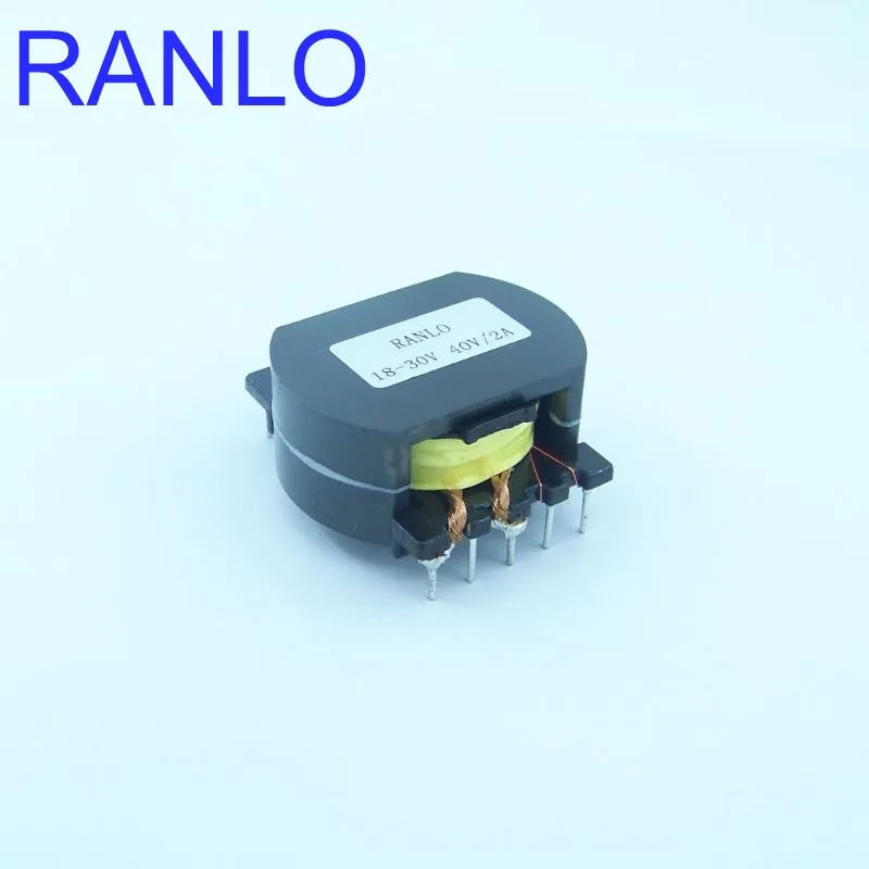 80 Вт ультра-тонкий трансформатор 18-30V постоянного тока до 40 V/2A высота 15 мм POT33