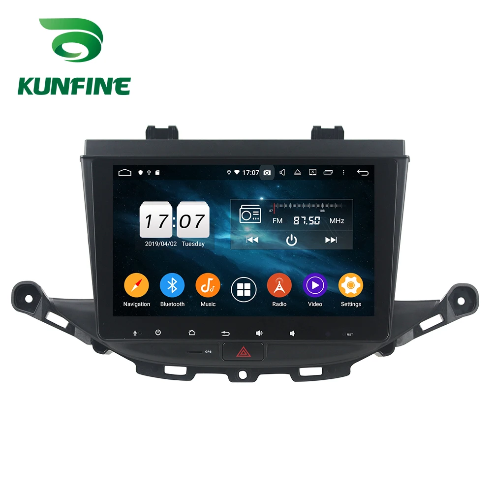 Android 9,0, Восьмиядерный, 4 Гб ОЗУ, 64 Гб ПЗУ, автомобильный DVD, gps, мультимедийный плеер, стерео, без Дека, для ASTRA K, 16-17, радио, головное устройство, Wi-Fi