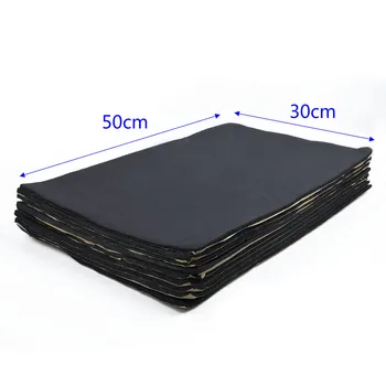 

9Pcs Set Car Auto Van Sound Proofing Deadening Insulation Foam Black 30*50cm