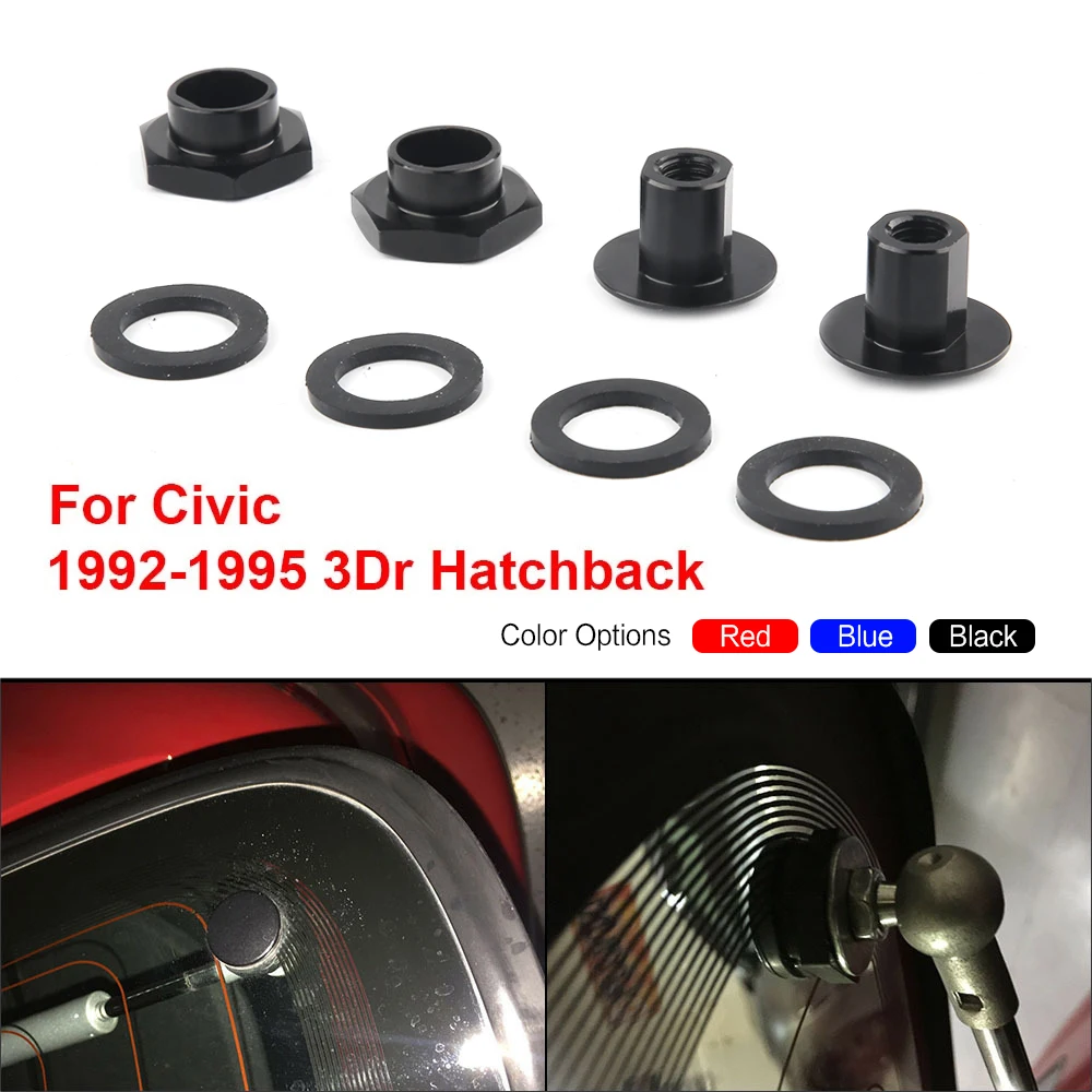 

Aluminum Rear Glass Strut Hardware Complete Kit for Honda Civic 92-95 3Dr Hatchback EG6 CRV MR08035