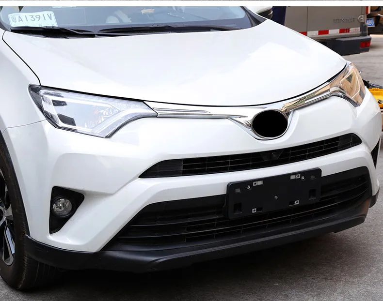 BeingWins автомобильный Стайлинг для Toyota RAV4- бренд передний логотип отделка полоса