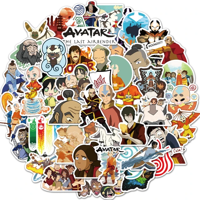 10/50pcs Avatar The Last Airbender Stickers for Children DIY