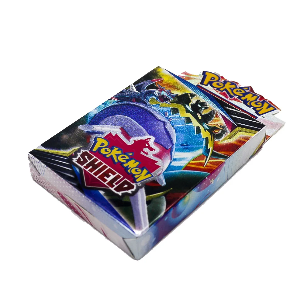 SHIELD04 25 шт. Pokemon GO Cards GX кроссовки TGA TEAM BREAK 3D флэш-карта меч и щит солнце и луна коллекционный Подарок детская игрушка - Цвет: SHIELD04