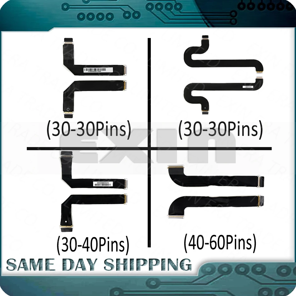 

NEW 30/40/60 Pins for iMac 21.5" A1418 LCD Cable LVDs LED Display Screen Cable 2K/4K Resolutions 2012 2013 2014 2015 2016 2017