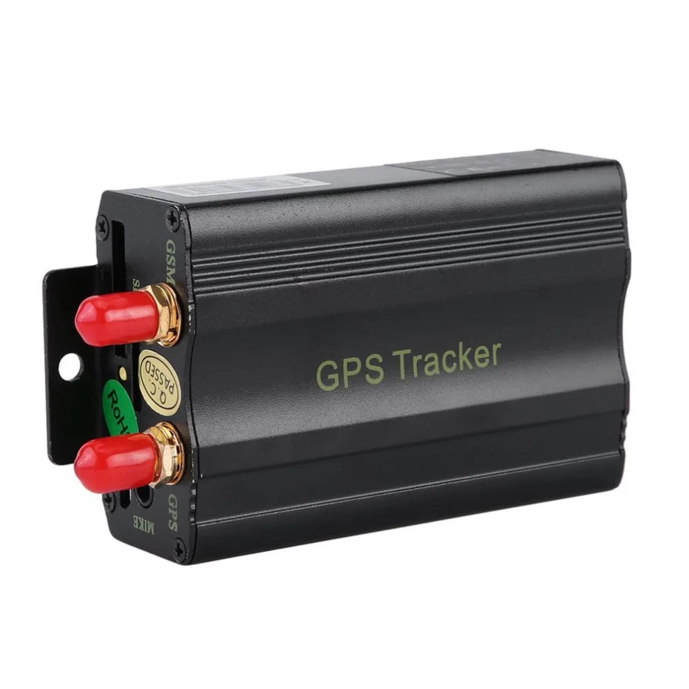 Портативные автомобили gps система слежения прочный gps, sms, gprs транспортных средств трекер локатор с пультом дистанционного управления черный
