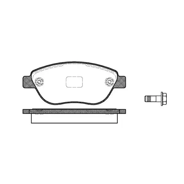 Disc pads.  Fiat Idea 1.9JTD 03 REMSA 085910 | Автомобили и мотоциклы