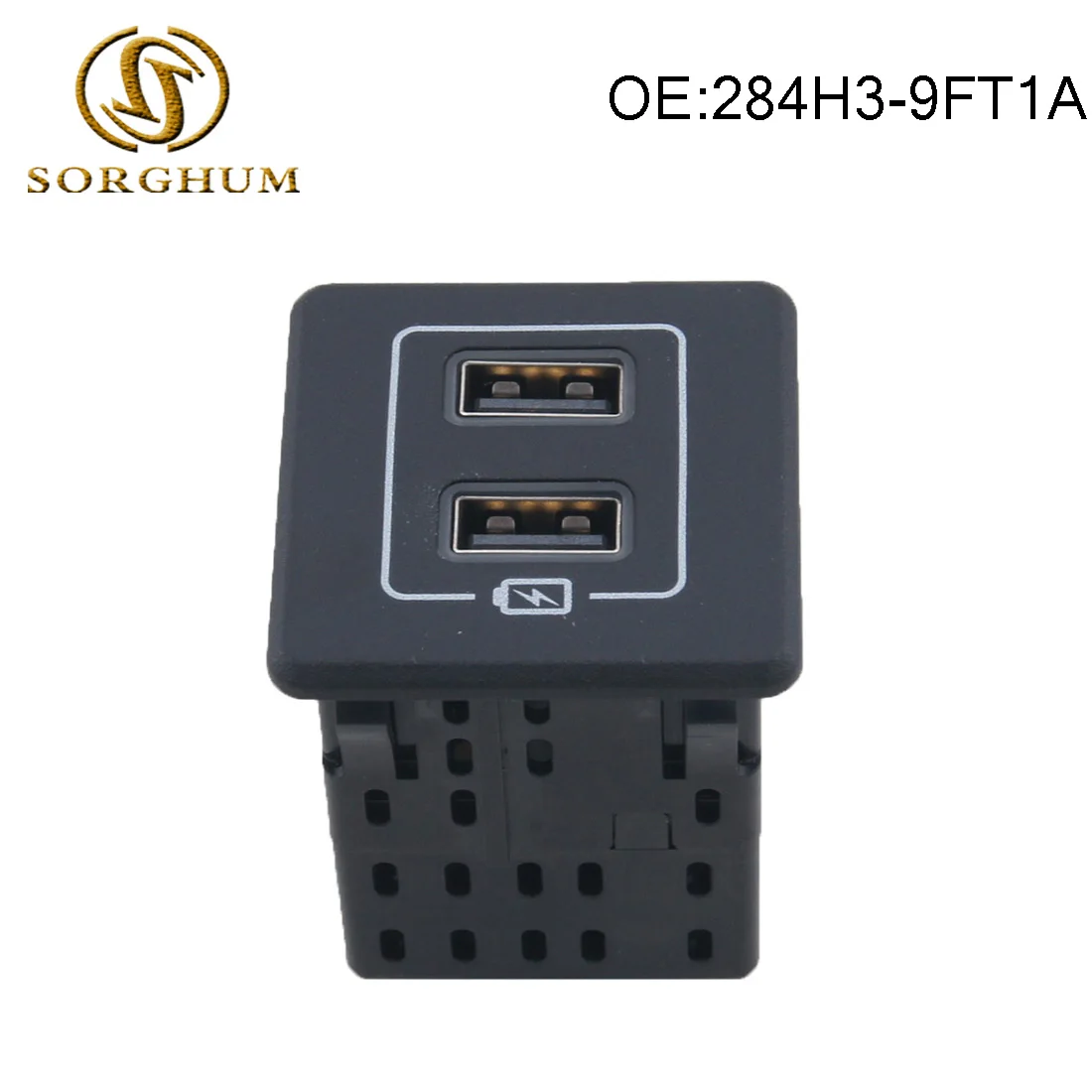 

USB Interface Dual Stack Charger 284H3-9FT1A For 2018 Nissan