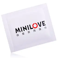 10pcs Minilove Wipe Fast Delivery Free Shipping Drop Shipping Best Quality Man Prolong Sex Intercourse Time Negotiated Detail