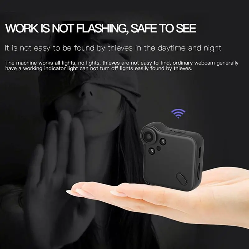ABHU-C1S HD 1080P WiFi IP Camera Vlog Camera for YouTube Camcorder FPV Camera Smart APP Camcorder