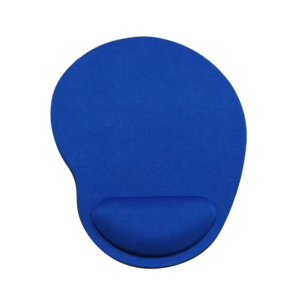 Blue Коврик для мыши с защитой запястья для компьютера, ноутбука, ноутбука, клавиатуры, коврик для мыши, комфортная поддержка запястья для игровых мышей, коврик EVA - Цвет: Blue