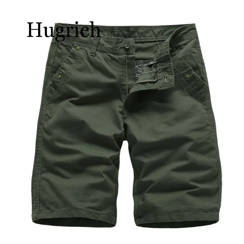 Brand New Mens Cargo Shorts 2020 High Quality Black Military Short Pants Men Cotton Solid Casual Beach Shorts Men Summer Bottom