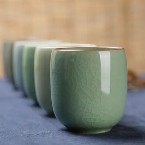 [GRANDNESS] Longquan чайная чашка из селадона японская Q офисная стеклянная керамическая чашка стеклянная чайная чашка 160 мл longquan чайная чашка из селадона набор