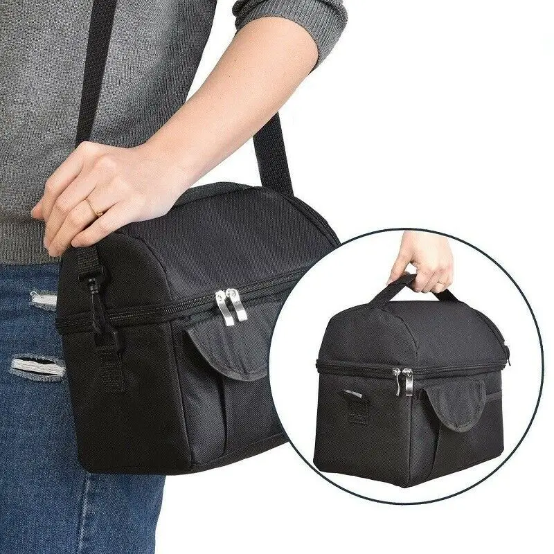 Bolsa de Piquenique Bolsa de Isolamento Bolsa de Almoço de Moda Multi-função Duplo Grosso Neutra 8l