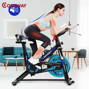 

LCD Display Fitness Cardio Workout Cycling Exercise Bike Adjustable Resistance Silent Flywheel Ergonomics Home Cycling Bikes