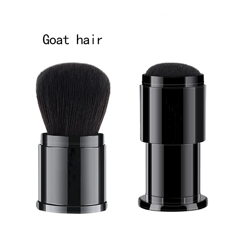 

Mini Retractable Makeup Brushes Powder Foundation Blush Multifunctional Make Up Brush Goat Hair Big Powder Brush Travel makeup