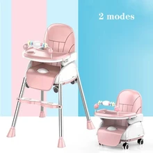 Chaise Haute bébé Pliant Enfants Chaise À Manger Chaise Haute pour Enfants Alimentation Bébé Table et Chaise pour Bébés Bébé Siège Rehausseur