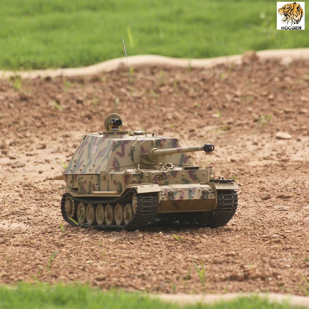 HOOBEN немецкий полный комплект 1/16 Elefant Jagdpanzer Ferdinand танки на радиоуправлении полнофункциональный Второй мировой войны 2,4G rc Танк РТР и комплект